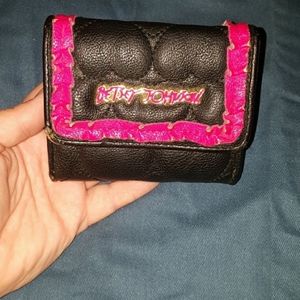 Betsey Johnson Quilted Trifold Wallet